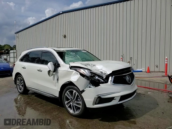 2018 Acura MDX Advance with VIN 5J8YD3H93JL000409, listed as a Copart auction lot 51429575 with 41,359 mi miles and Non Repairable. Bid and sale history available at carsss.com. Image 14.