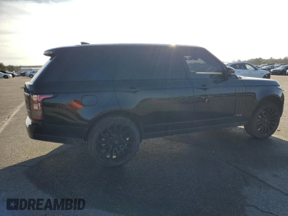 2017 Land Rover Range Rover with VIN SALGS5FE2HA322100, listed as a Copart auction lot 84340194 with 77,364 mi miles and Salvage title. Bid and sale history available at DreamBid. Image 3.