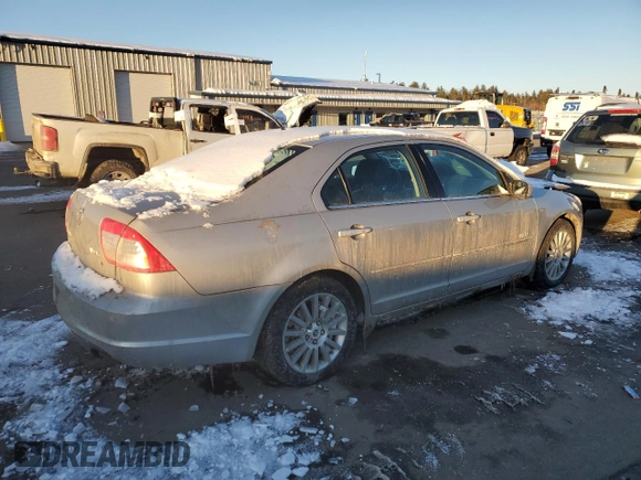 2008 Mercury Milan Premier with VIN 3MEHM02128R616953, listed as a Copart auction lot 44748375 with 104,739 mi miles and Salvage Title. Bid and sale history available at carsss.com. Image 3.