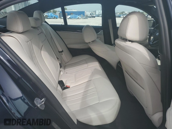 2020 BMW 5 Series 530i with VIN WBAJR3C00LWW70329, listed as a Copart auction lot 62140015 with 26,563 mi miles and Salvage title. Bid and sale history available at DreamBid. Image 10.