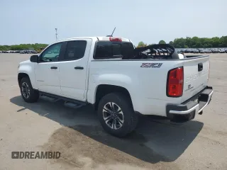 2021 Chevrolet Colorado 4WD Z71 with VIN 1GCGTDENXM1157360, listed as a Copart auction lot 59585985 with 53,156 mi miles and Salvage title. Bid and sale history available at DreamBid. Image 2.