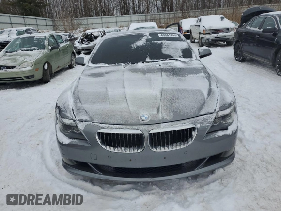2010 BMW 6 Series 650i with VIN WBAEA5C59ACV93118, listed as a Copart auction lot 89361795 with 128,805 mi miles and Clean Title. Bid and sale history available at carsss.com. Image 5.