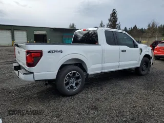 2024 Ford F-150 with VIN 1FTFX2L53RKD08080, listed as a Copart auction lot 43693095 with 4,381 mi miles and Salvage title. Bid and sale history available at DreamBid. Image 3.