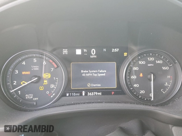 2021 Cadillac XT4 AWD Premium Luxury with VIN 1GYFZDR4XMF007080, listed as a Copart auction lot 87943335 with 36,379 mi miles and Salvage Title. Bid and sale history available at carsss.com. Image 9.