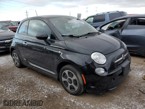 2017 FIAT 500e z VIN 3C3CFFGE6HT625165, wystawiony jako Copart lot #84066494 z przebiegiem 41 264 mil mil oraz Szkoda całkowita • Salvage title. Historia ofert i sprzedaży dostępna na DreamBid. Obrazek 4.