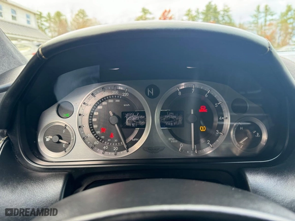2009 Aston Martin Vantage with VIN SCFBF04C39GD12589, listed as a Copart auction lot 82968954 with 50,303 mi miles and Clean Title. Bid and sale history available at carsss.com. Image 8.