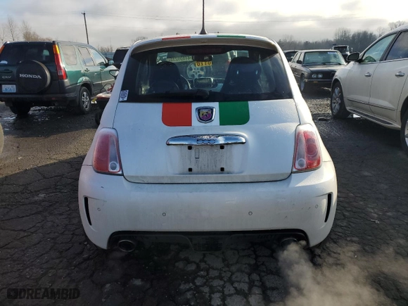 2017 FIAT 500 Abarth with VIN 3C3CFFFH5HT535792, listed as a Copart auction lot 44800215 with NaN miles and Clean Title. Bid and sale history available at carsss.com. Image 6.