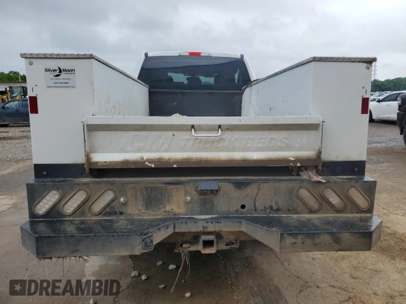 2019 Ford F-250 XL with VIN 1FT7X2B68KEG46187, listed as a Copart auction lot 55454535 with 91,641 mi miles and Salvage Title. Bid and sale history available at DreamBid. Image 7.