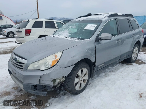 2011 Subaru Outback 3.6R Limited with VIN 4S4BRDJC8B2424463, listed as a IAAI auction lot 41358414 with 164,533 mi miles. Bid and sale history available at carsss.com. Image 2.