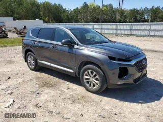 2020 Hyundai Santa Fe SEL with VIN 5NMS3CAD0LH235408, listed as a Copart auction lot 52586635 with 36,253 mi miles and Salvage Title. Bid and sale history available at carsss.com. Image 4.
