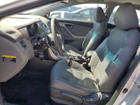 2012 Hyundai Elantra GLS with VIN KMHDH4AEXCU272222, listed as a Copart auction lot 53307345 with 103,639 mi miles and Salvage Title. Bid and sale history available at carsss.com. Image 7.