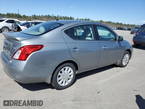 2014 Nissan Versa S Plus with VIN 3N1CN7AP6EL805419, listed as a Copart auction lot 53872715 with 116,833 mi miles and Clean Title. Bid and sale history available at carsss.com. Image 3.