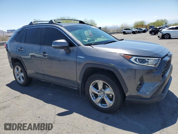 2021 Toyota RAV4 Hybrid LE with VIN JTMB6RFV8MD040419, listed as a Copart auction lot 56074195 with 63,816 mi miles and Salvage title. Bid and sale history available at DreamBid. Image 4.