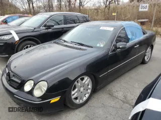 2002 Mercedes-Benz CL-Class with VIN WDBPJ75J12A024650, listed as a Copart auction lot 44626745 with 109,042 mi miles and Salvage Title. Bid and sale history available at carsss.com. Image 1.