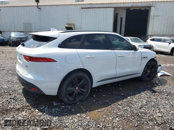2019 Jaguar F-Pace 30t R-Sport with VIN SADCL2GX6KA396147, listed as a Copart auction lot 63683465 with 127,613 mi miles and Salvage title. Bid and sale history available at DreamBid. Image 3.