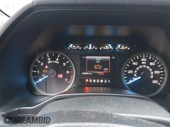 2016 Ford F-150 XLT with VIN 1FTFX1EF9GKF57500, listed as a IAAI auction lot 41852852 with 109,990 mi miles. Bid and sale history available at carsss.com. Image 7.