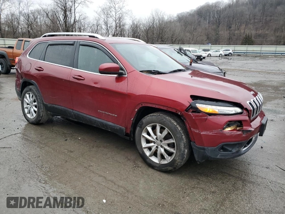 2016 Jeep Cherokee Limited with VIN 1C4PJMDS4GW175874, listed as a Copart auction lot 46816385 with 119,699 mi miles and Salvage Title. Bid and sale history available at DreamBid. Image 4.