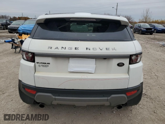 2013 Land Rover Range Rover Evoque Pure Plus with VIN SALVP2BGXDH832582, listed as a Copart auction lot 81964454 with 184,927 mi miles and Salvage Title. Bid and sale history available at carsss.com. Image 6.