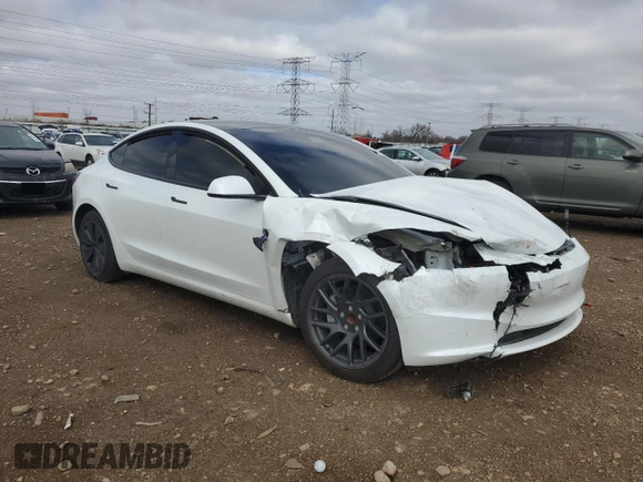 2025 Tesla Model 3 Long Range z VIN 5YJ3E1EA0SF903551, wystawiony jako Copart lot #49811045 z przebiegiem Nie podano mil oraz Szkoda całkowita • Salvage title. Historia ofert i sprzedaży dostępna na DreamBid. Obrazek 4.