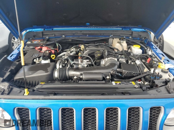 2022 Jeep Wrangler Unlimited Sahara z VIN 1C4HJXEG3NW246088, wystawiony jako Copart lot #74558574 z przebiegiem Nie podano mil oraz Nie do naprawy • Non repairable. Historia ofert i sprzedaży dostępna na DreamBid. Obrazek 12.