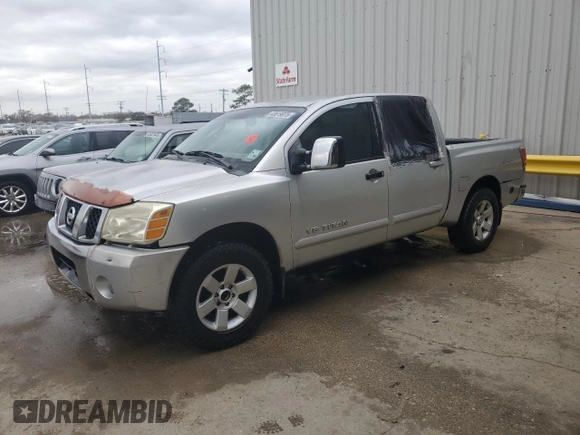 2005 Nissan Titan XE with VIN 1N6AA07A85N500589, listed as a Copart auction lot 43619075 with Not Provided miles and Clean Title. Bid and sale history available at DreamBid. Image 1.