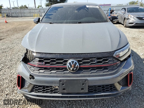 2024 Volkswagen Jetta 40th Anniversary Edition with VIN 3VW8T7BU5RM022814, listed as a Copart auction lot 59702685 with 14,050 mi miles and Salvage title. Bid and sale history available at DreamBid. Image 5.