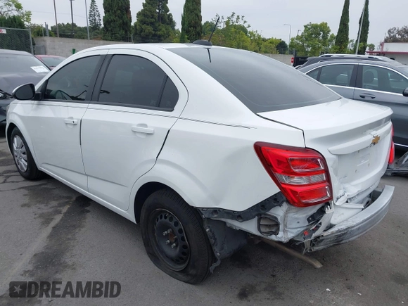 2018 Chevrolet Sonic LS with VIN 1G1JB5SHXJ4113116, listed as a IAAI auction lot 42450167 with 87,470 mi miles and . Bid and sale history available at DreamBid. Image 3.