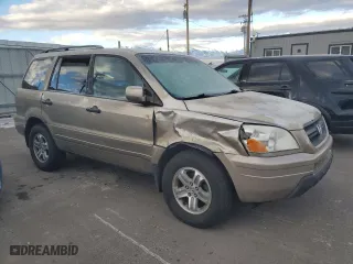 2005 Honda Pilot EX-L with RES with VIN 2HKYF18655H553320, listed as a Copart auction lot 88974095 with 185,265 mi miles and Salvage Title. Bid and sale history available at carsss.com. Image 4.