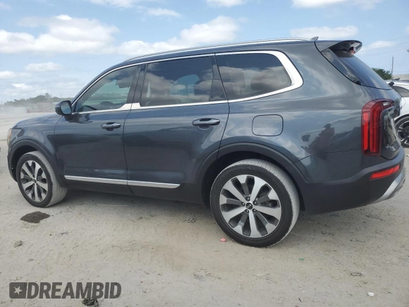 2021 Kia Telluride S with VIN 5XYP64HC1MG160598, listed as a Copart auction lot 54378735 with 128,252 mi miles and Salvage title. Bid and sale history available at DreamBid. Image 2.