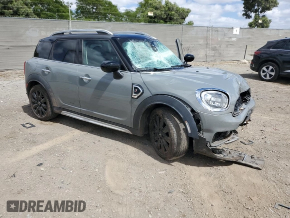2020 MINI Countryman Cooper S with VIN WMZYW7C03L3L01905, listed as a Copart auction lot 57001705 with 118,244 mi miles and Salvage title. Bid and sale history available at DreamBid. Image 4.