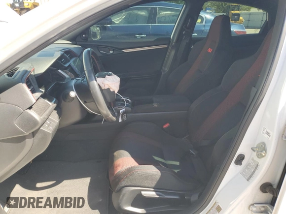 2020 Honda Civic Si with VIN 2HGFC1E52LH704407, listed as a Copart auction lot 54919985 with 44,521 mi miles and Salvage Title. Bid and sale history available at DreamBid. Image 7.
