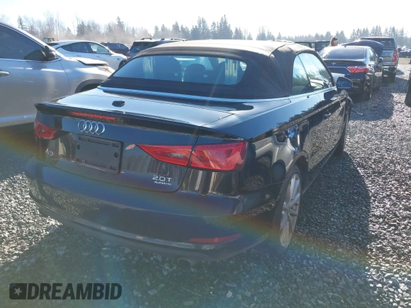 2016 Audi A3 2.0T Premium Plus with VIN WAU38LFF1G1100368, listed as a IAAI auction lot 41445148 with 102,793 mi miles. Bid and sale history available at carsss.com. Image 4.