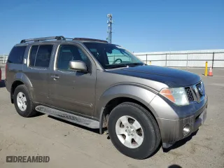 2005 Nissan Pathfinder LE with VIN 5N1AR18U35C736200, listed as a Copart auction lot 52215615 with 166,451 mi miles and Clean Title. Bid and sale history available at carsss.com. Image 4.