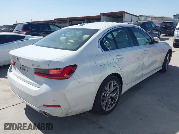 2025 BMW 3 Series 330i with VIN 3MW69CW01S8F10694, listed as a IAAI auction lot 41729861 with 6,447 mi miles and . Bid and sale history available at carsss.com. Image 4.