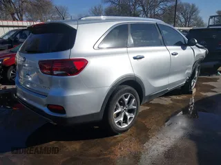 2019 Kia Sorento EX Sport V6 with VIN 5XYPH4A52KG603439, listed as a IAAI auction lot 41784097 with 49,481 mi miles. Bid and sale history available at carsss.com. Image 4.