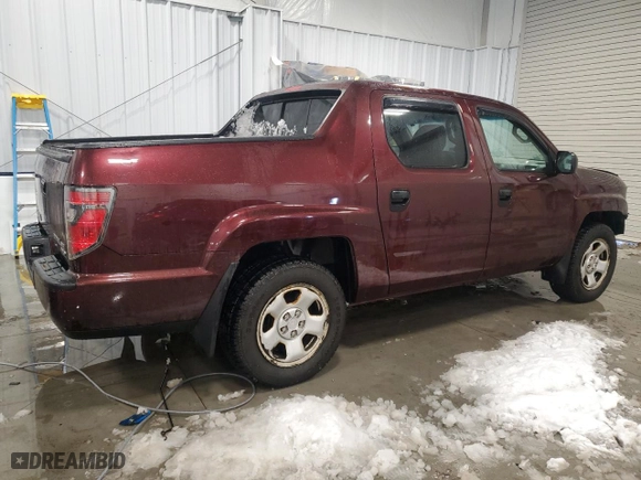 2012 Honda Ridgeline RT with VIN 5FPYK1F26CB459428, listed as a Copart auction lot 46095765 with 184,982 mi miles and Clean Title. Bid and sale history available at carsss.com. Image 3.