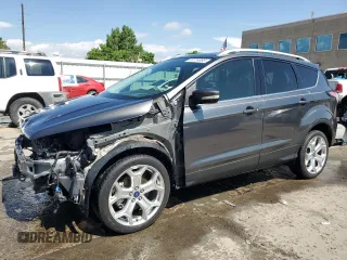 2018 Ford Escape Titanium with VIN 1FMCU9J90JUC27486, listed as a Copart auction lot 59759865 with 132,685 mi miles and Salvage title. Bid and sale history available at DreamBid. Image 1.
