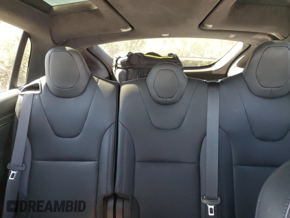 2023 Tesla Model X with VIN 7SAXCAE52PF380229, listed as a Copart auction lot 53535065 with 42,456 mi miles and Salvage Title. Bid and sale history available at DreamBid. Image 10.