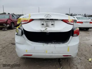 2013 Hyundai Elantra Limited PZEV with VIN 5NPDH4AE0DH303977, listed as a Copart auction lot 53994675 with 150,000 mi miles and Clean Title. Bid and sale history available at carsss.com. Image 6.