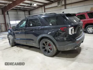 2020 Ford Explorer ST with VIN 1FM5K8GC9LGA24500, listed as a Copart auction lot 49854405 with 91,323 mi miles and Salvage Title. Bid and sale history available at carsss.com. Image 2.