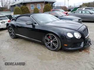 2014 Bentley Continental GT with VIN SCBGT3ZA3EC091468, listed as a Copart auction lot 48203215 with 23,560 mi miles and Clean Title. Bid and sale history available at DreamBid. Image 4.