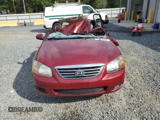 2009 Kia Spectra EX with VIN KNAFE221895648910, listed as a Copart auction lot 73978094 with Not Provided miles and Salvage Title. Bid and sale history available at carsss.com. Image 5.