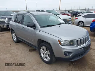 2016 Jeep Compass Sport with VIN 1C4NJDBB8GD780146, listed as a IAAI auction lot 41792416 with 127,548 mi miles. Bid and sale history available at carsss.com. Image 1.