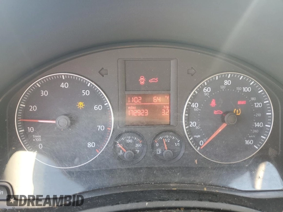2008 Volkswagen Rabbit S with VIN WVWAB71K88W310025, listed as a Copart auction lot 81140854 with 172,923 mi miles and Salvage title. Bid and sale history available at DreamBid. Image 9.
