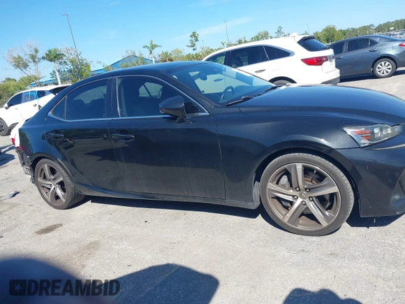2017 Lexus IS with VIN JTHBA1D2XH5058668, listed as a IAAI auction lot 41845942 with 100,508 mi miles. Bid and sale history available at carsss.com. Image 13.