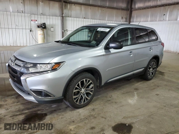 2016 Mitsubishi Outlander ES with VIN JA4AD2A30GZ012680, listed as a Copart auction lot 58815955 with 168,811 mi miles and Clean title. Bid and sale history available at DreamBid. Image 1.