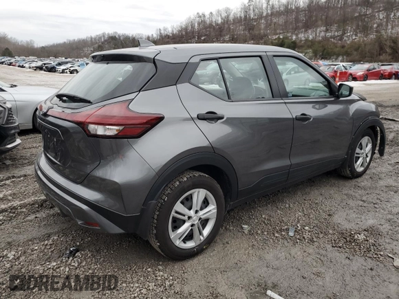 2023 Nissan Kicks S with VIN 3N1CP5BV5PL560787, listed as a Copart auction lot 88968875 with 32,587 mi miles and Salvage Title. Bid and sale history available at carsss.com. Image 3.