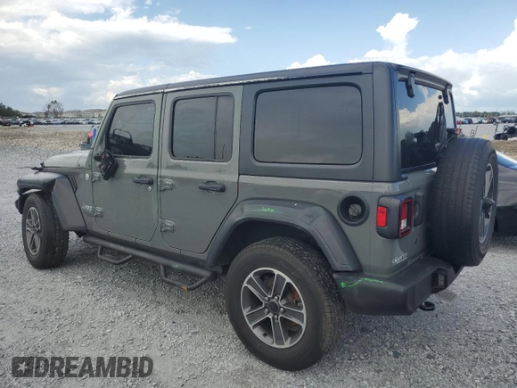 2019 Jeep Wrangler Unlimited Sport S with VIN 1C4HJXDG3KW583521, listed as a Copart auction lot 62835915 with 115,292 mi miles and Salvage title. Bid and sale history available at DreamBid. Image 2.