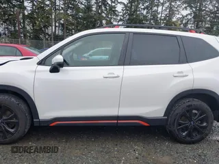 2022 Subaru Forester Sport with VIN JF2SKAJC5NH509075, listed as a IAAI auction lot 41977015 with 35,872 mi miles. Bid and sale history available at carsss.com. Image 14.