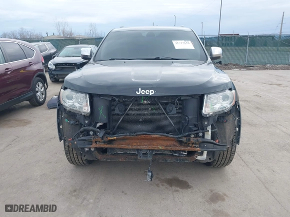 2012 Jeep Grand Cherokee Overland with VIN 1C4RJFCG3CC148601, listed as a IAAI auction lot 41717658 with 127,681 mi miles. Bid and sale history available at carsss.com. Image 13.
